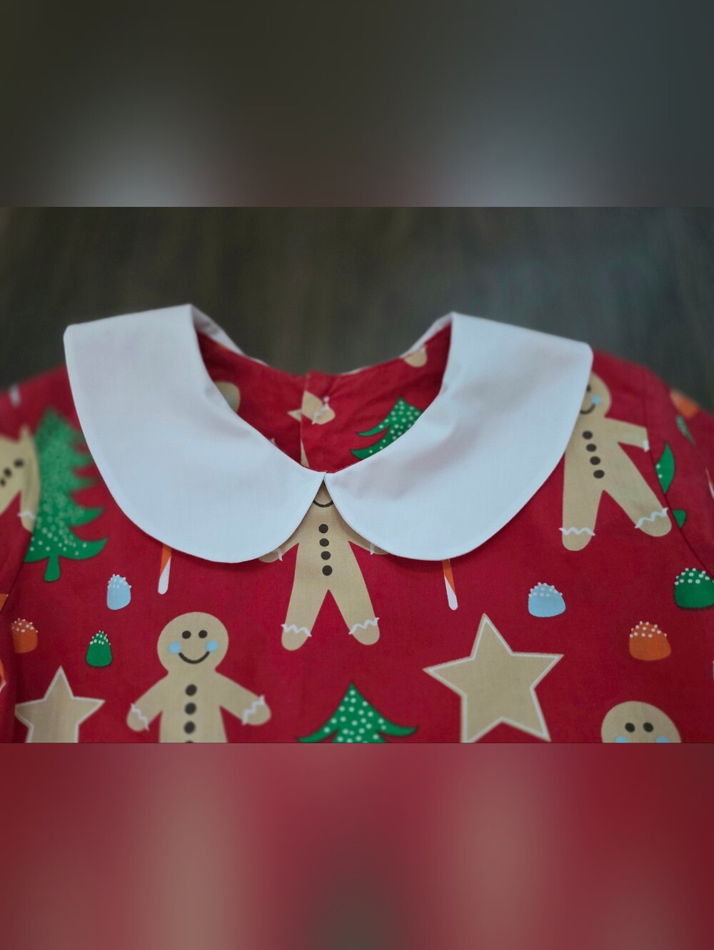 Eleanor Rose Cayden Christmas gingerbread man dress - Picture 10 of 13